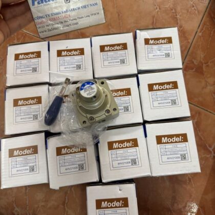 Airtac 4HV210-08 | Van Gạt Tay Khí Nén 4 Cổng 2 Vị Trí